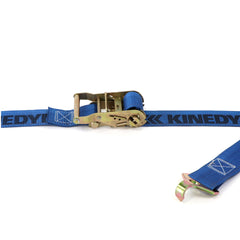 Kinedyne 2" by 20' Plate Trailer Hook Logistic Ratchet Strap by Kinedyne for trailer cargo securement