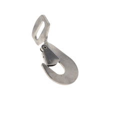 Kinedyne 2" Stainless Steel Twisted Snap Hook by Kinedyne, corrosion-resistant marine-grade snap hook for 2-inch webbing