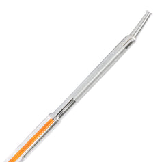 Kinedyne Combination Chrome Winch Bar w/ Wide Mouth showing chrome finish, knurled handle, and modified end for chain binders