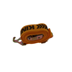 Kinedyne 2" by 12' Plate Trailer Hook Logistic Cam Buckle Strap by Kinedyne, trailer logistic strap with cam buckle and plate hooks