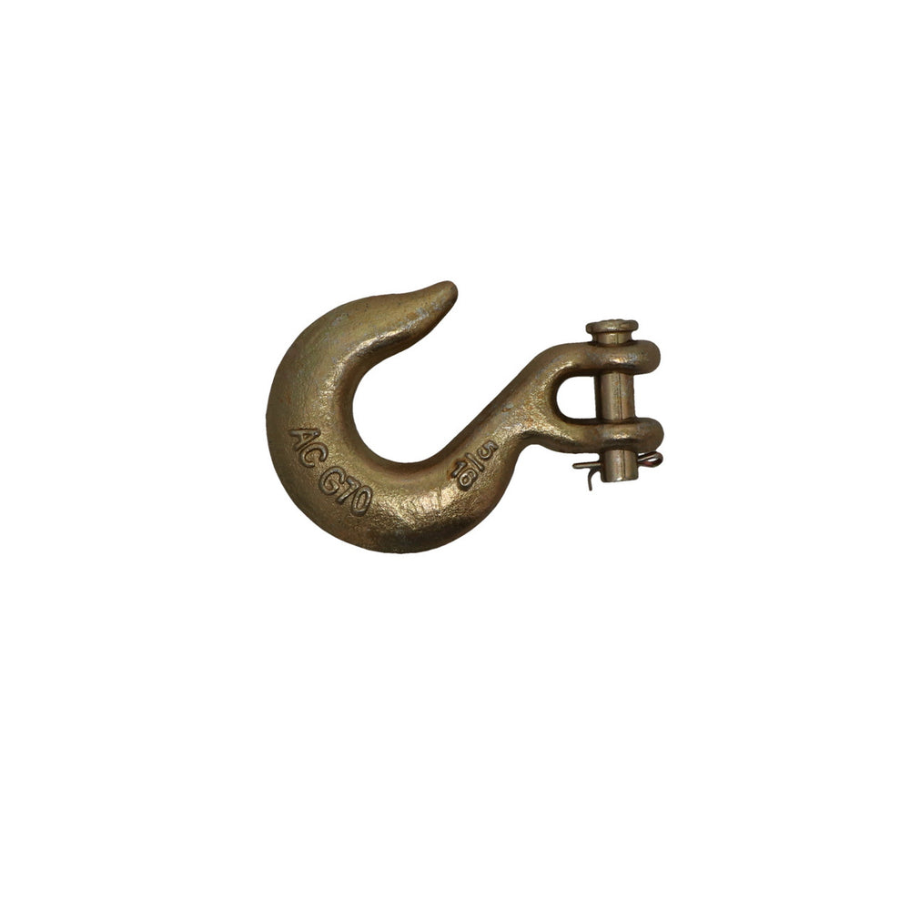 Kinedyne 5/16" Transport Grade 70 Slip Hook by Kinedyne, forged alloy steel slip hook with zinc plated finish for transport tie-downs