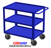 Service Cart Extra Heavy Duty Three Shelf