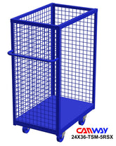 Three Sided Mesh Box Cart