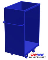 Three Sided Steel Box Cart