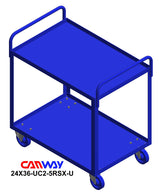 Utility Cart Two Shelf