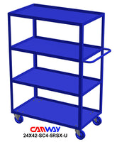 Service Cart Four Shelf