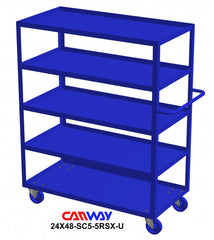 Service Cart Five Shelf