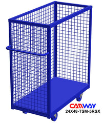Three Sided Mesh Box Cart