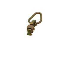 Kinedyne Series L Heavy-Duty Triple Stud Securement Point Fitting w/ Pear Ring by Kinedyne, zinc plated carbon steel anchor point