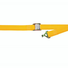 Kinedyne 2" by 12' Plate Trailer Hook Logistic Cam Buckle Strap by Kinedyne, trailer logistic strap with cam buckle and plate hooks