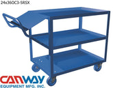 Order Cart Three Shelf