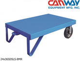 Wood Deck Semi Live Skid Platform Truck