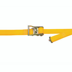 Kinedyne 2" by 12' Butterfly Logistic Ratchet Strap by Kinedyne showing strap, ratchet and Series F butterfly fitting
