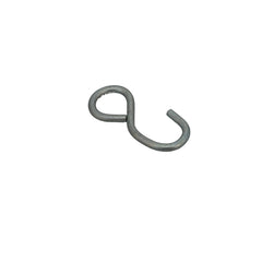 Kinedyne 1" Zinc Plated S Hook by Kinedyne, zinc plated carbon steel S hook for cargo securement and tie-downs.