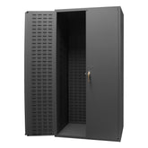 Grey 36"x24"x72" Heavy Duty Steel Storage Cabinet - 3501-BDLP-95