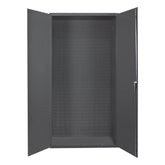 Grey 36" x 18" x 72" Heavy Duty Steel Storage Cabinet - 3602-BLP-95