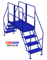 4 Step 50° Safety Angle Crossover Ladder