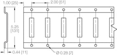 Kinedyne Series A Heavy-Duty 10' Powder Coated Horizontal Logistic Track by Kinedyne, durable heavy-duty steel track for cargo securement