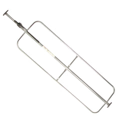 Kinedyne 90" - 105" Steel Saf-T-Lok Bar w/ Hoop Set by Kinedyne shown assembled with welded hoop set and pivoting rubber feet