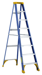FEATHERLITE 6308 8′ HEAVY DUTY FIBERGLASS STEPLADDER