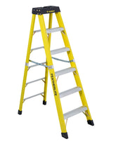 FEATHERLITE 6406 6′ EXTRA-HEAVY DUTY FIBERGLASS STEPLADDER