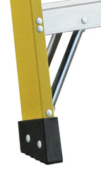 FEATHERLITE 6606 6′ EXTRA-HEAVY DUTY FIBERGLASS STEPLADDER
