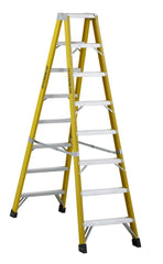 FEATHERLITE 6608 8′ EXTRA-HEAVY DUTY FIBERGLASS STEPLADDER