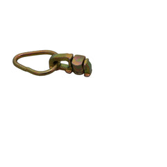 Kinedyne Series L Heavy-Duty Triple Stud Securement Point Fitting w/ Pear Ring by Kinedyne, zinc plated carbon steel anchor point