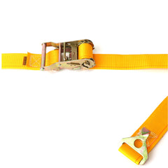 Kinedyne 2" by 12' Plate Trailer Hook Logistic Ratchet Strap by Kinedyne for industrial load securement