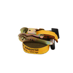 Kinedyne 2" by 30' Flat Hook Wide Handle Ratchet Strap by Kinedyne for industrial load securement and transport