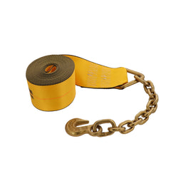 Kinedyne 4" by 30' Chain Anchor Winch Strap by Kinedyne for heavy-duty cargo securement and transport