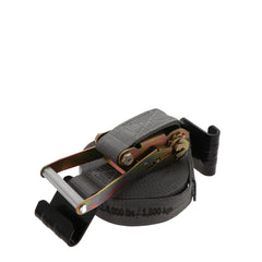 Kinedyne 2 inch by 27 foot Rhino MAX Flat Hook Long Wide Ratchet Strap product image showing strap and hardware