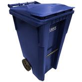 Blue Heavy Duty Universal Cart, 35 Gal., 23-3/4"L x 19"W x 37-1/2"H - 79535BLUE