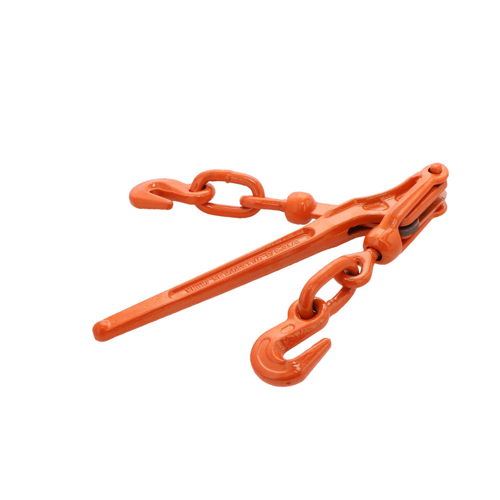 Kinedyne Lever Style Chain Binder for 5/16" - 3/8" Chains - 10036MD showing lever and clevis grab hooks