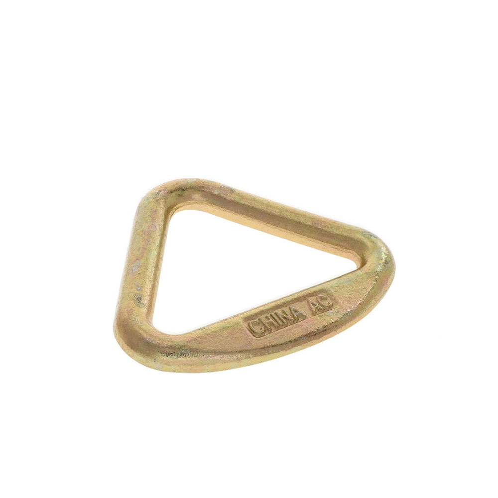Kinedyne 4" Delta Ring heat-treated carbon steel end fitting for 4-inch webbing, Kinedyne vendor