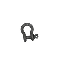 Kinedyne 5/16" Transport Grade 70 Anchor Shackle w/ Screw Pin showing forged carbon steel body and galvanized screw pin