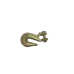 Kinedyne 1/4" Transport Grade 70 Clevis Grab Hook used for industrial chain assemblies and cargo securement