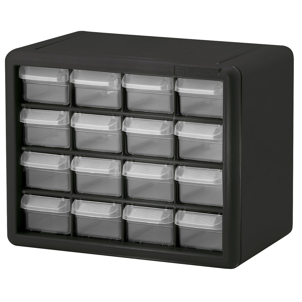 Black Plastic Storage Cabinet 10-1/2" x 6-3/8" x 8-1/2" by FarrellPack