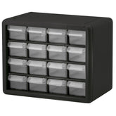 Black Plastic Storage Cabinet 10-1/2" x 6-3/8" x 8-1/2" - A10116E06