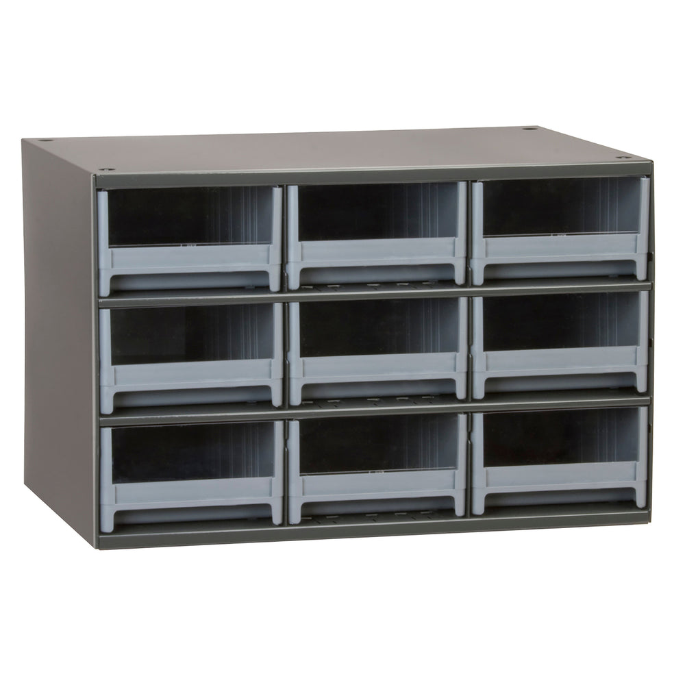 Grey Steel Modular Cabinet 17"x11"x11" w/ 9 Drawers by FarrellPack