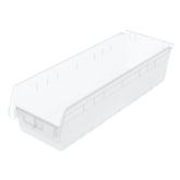 Clear Shelf Bin 23-5/8" x 8-3/8" x 6" by FarrellPack - A30084SCLAR