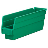 Green 11-5/8" x 2-3/4" x 4" Shelf Bin by FarrellPack - A30110P04