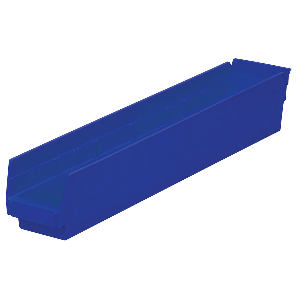 Blue 23-5/8" x 4-1/8" x 4" Shelf Bin by FarrellPack