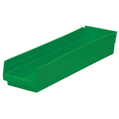 Green 23-5/8" x 6-5/8" x 4" Shelf Bin by FarrellPack - A30164P04