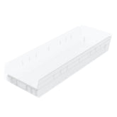 Clear Shelf Bin 23-5/8" x 8-3/8" x 4" by FarrellPack - A30184SCLAR
