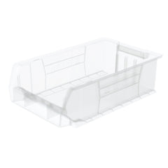 Clear Stacking Shelf Bin 20" x 12-1/8" x 6" - A30280SCLAR
