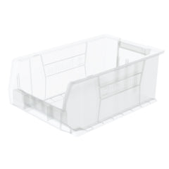Clear Stacking Shelf Bin 20" x 12-1/8" x 8" - A30281SCLAR