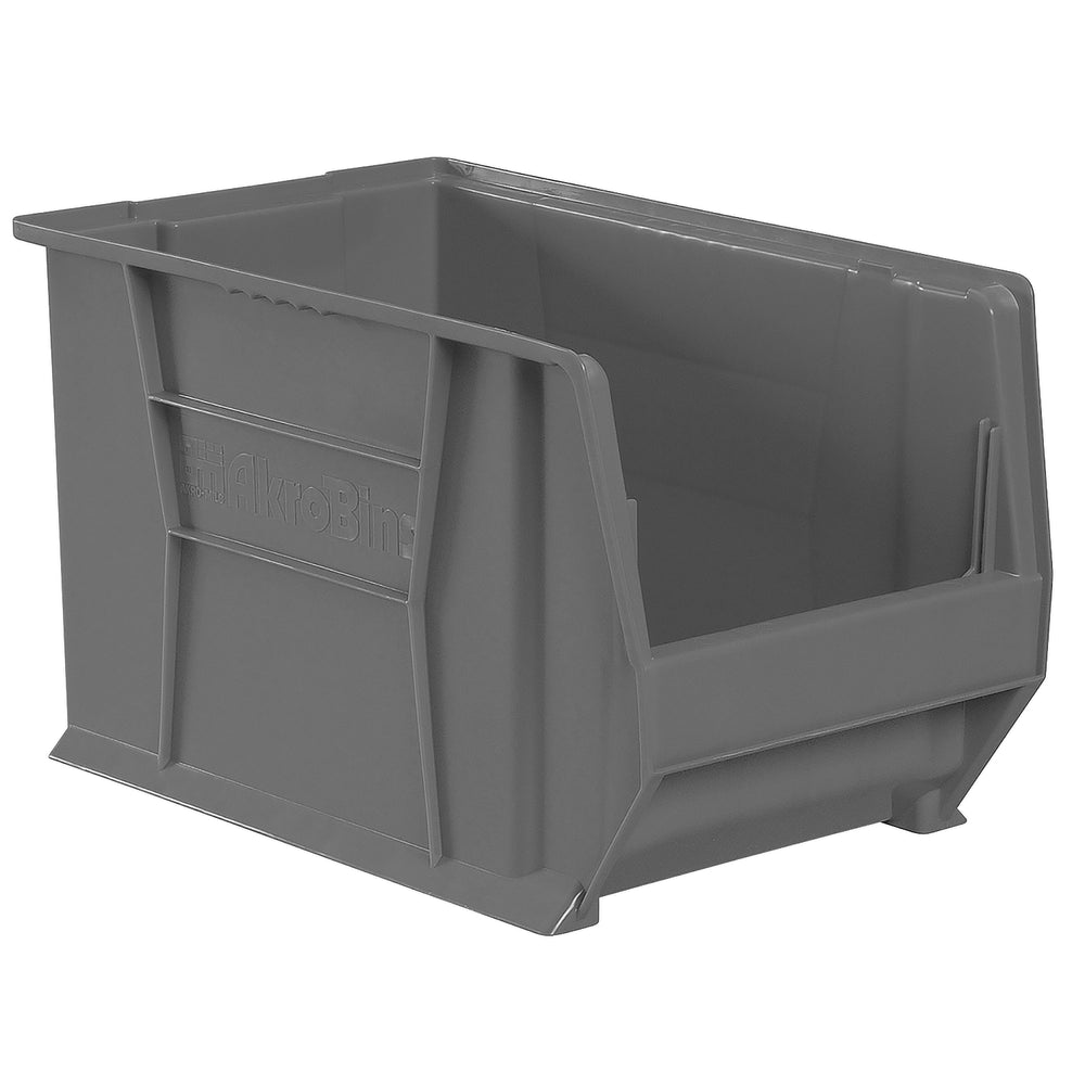 Grey 20" x 12-1/8" x 12" Stacking Shelf Bin by FarrellPack