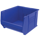 Blue 20" x 18-1/8" x 12" Stacking Shelf Bin - A30283P09