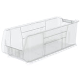 Clear Stacking Shelf Bin 29-7/8" x 11" x 10" - 4 Pack - A30292SCLAR